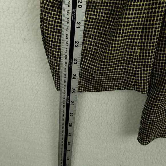 Hugo Boss Mens Blazer Jacket 44L Tall Black Yellow Loro Piana Super 100s Check - Picture 10 of 15